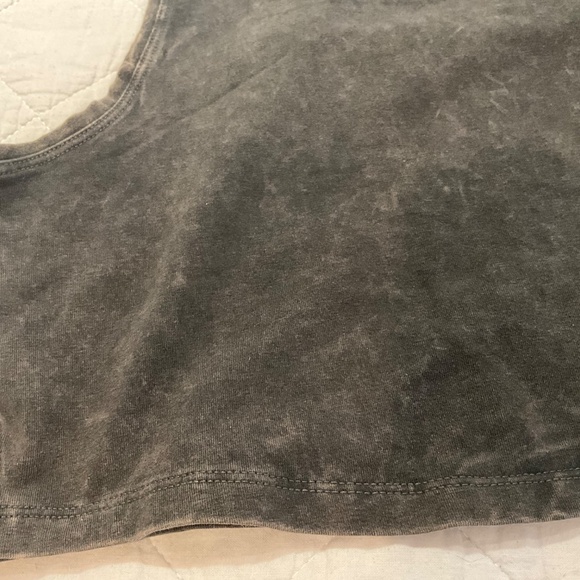 FOREVER 21 Dark Brown Sleeveless Cotton Boxy Crop Tank Top Size Small S - Picture 5 of 10